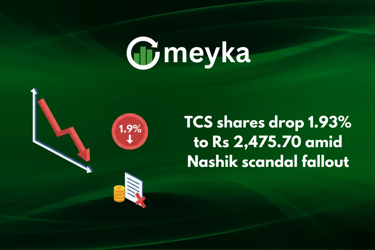 TCS Shares Drop 1.93% to Rs 2,475.70 Amid Nashik Scandal Fallout