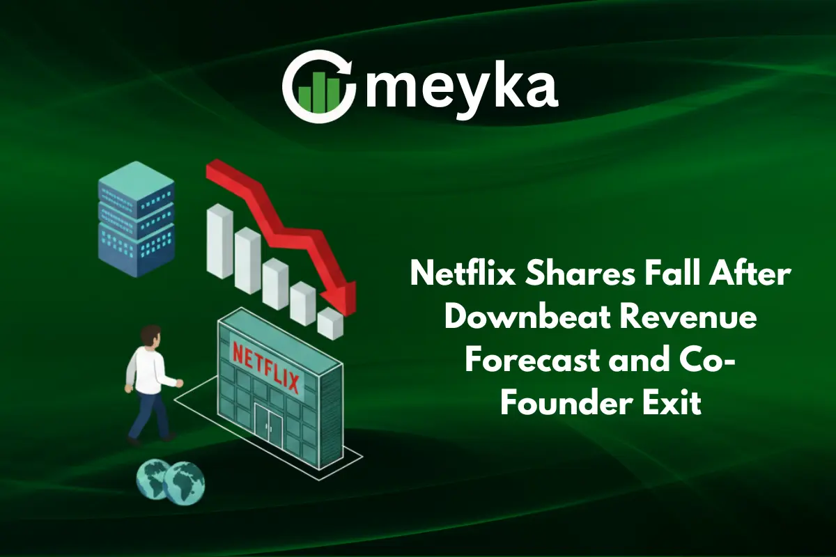Netflix Shares Fall After Downbeat Revenue Forecast and Co-Founder Exit