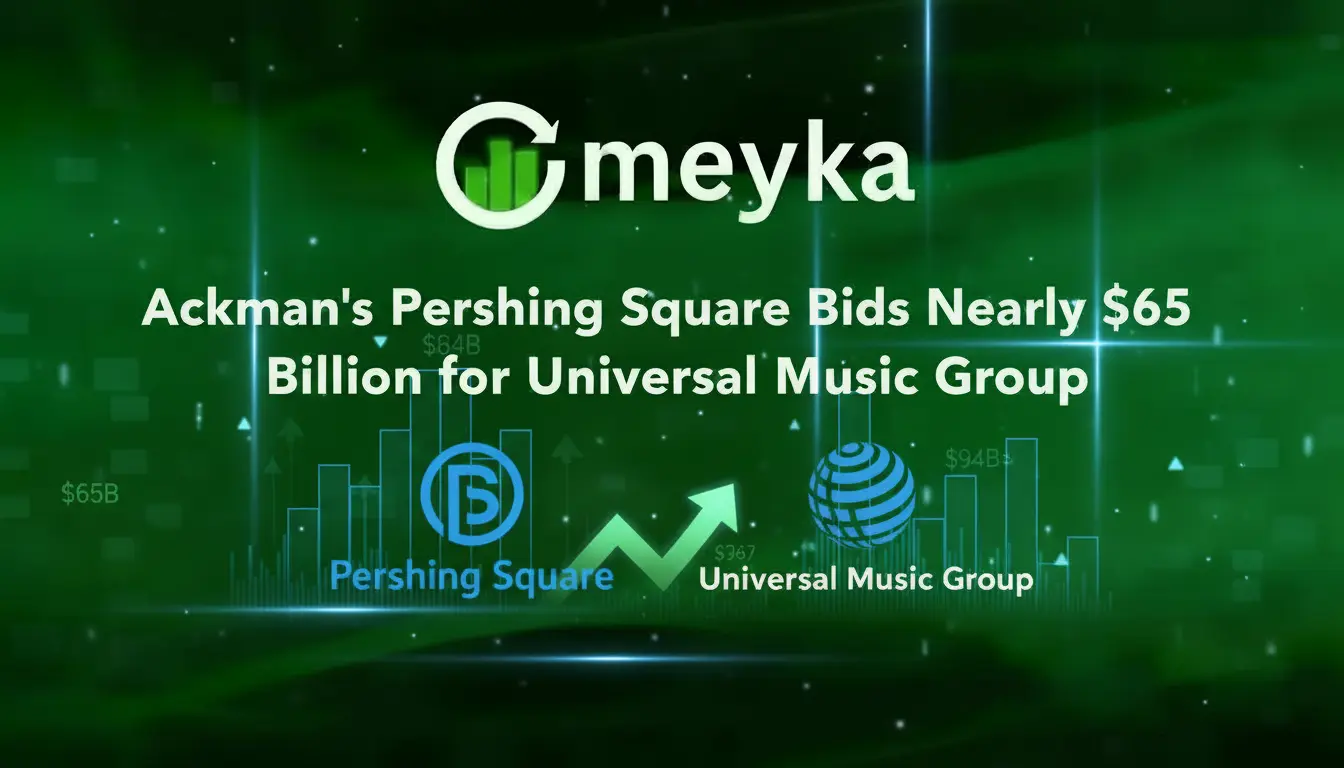 Ackman’s Pershing Square Bids Nearly $65 Billion for Universal Music Group