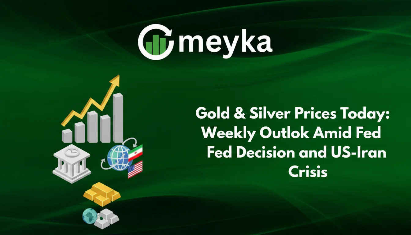 Gold & Silver Prices Today: Weekly Outlook Amid Fed Decision and US-Iran Crisis