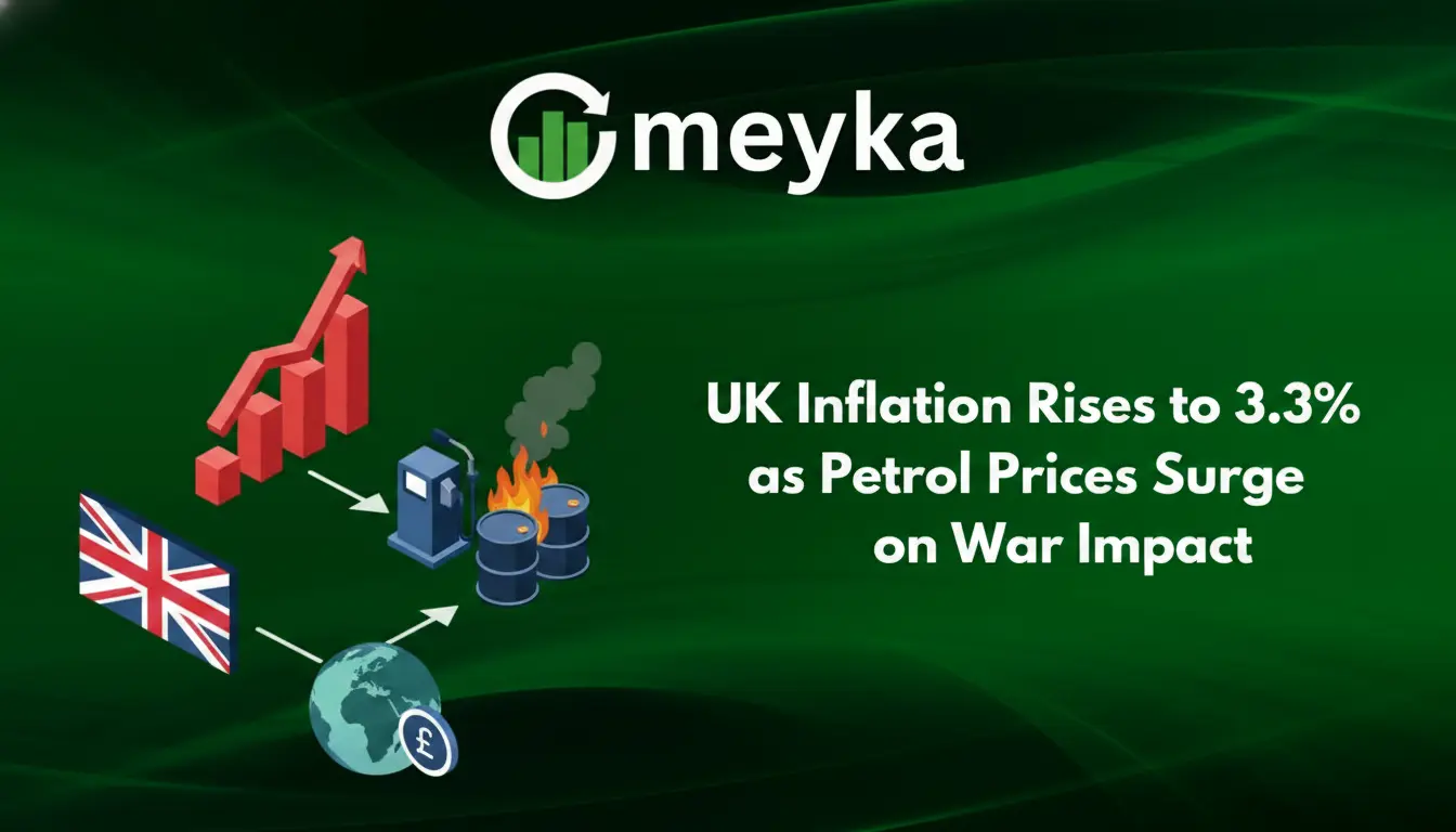 UK Inflation Rises to 3.3% as Petrol Prices Surge on War Impact