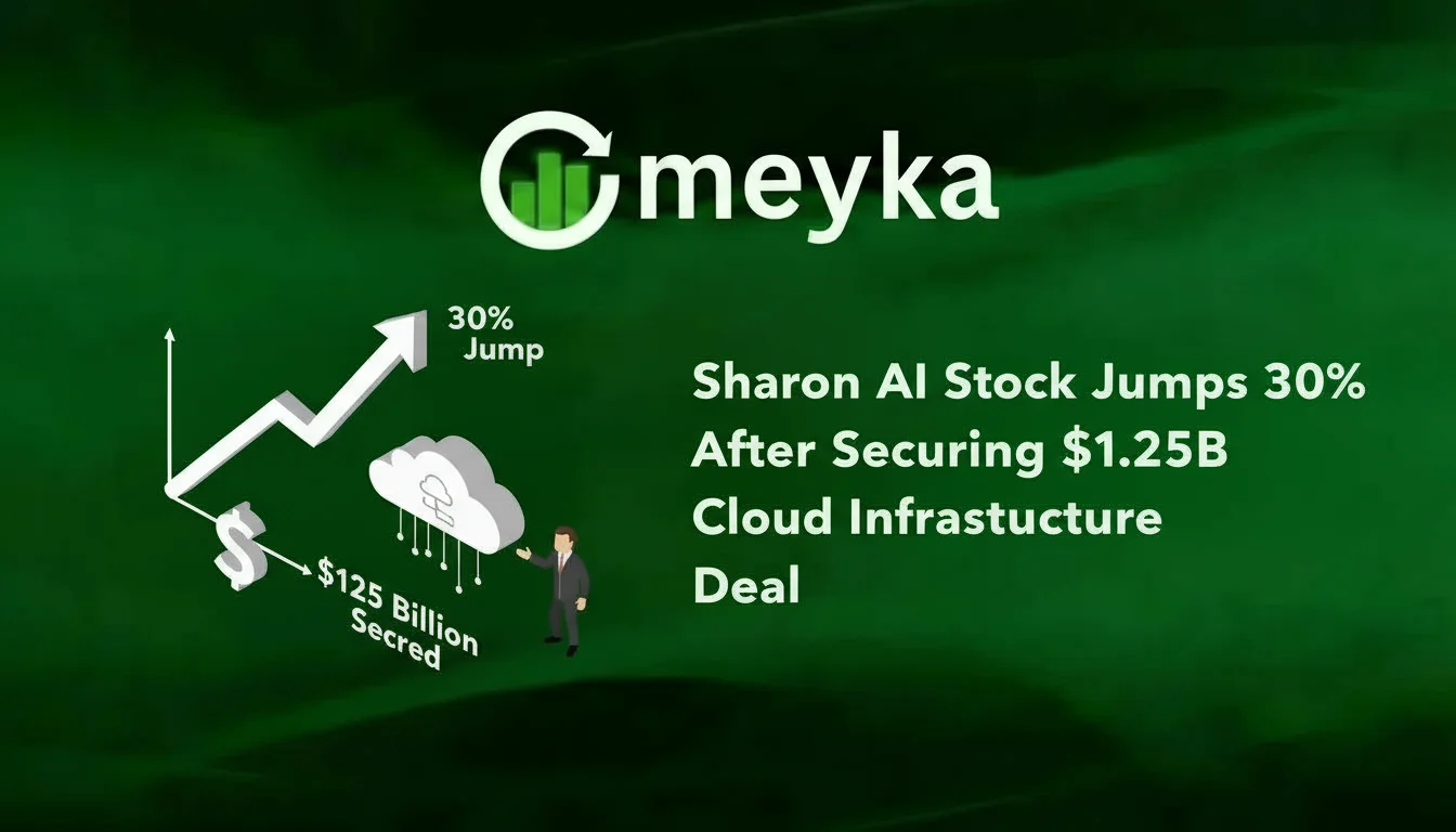 Sharon AI Stock Jumps 30% After Securing $1.25B Cloud Infrastructure Deal