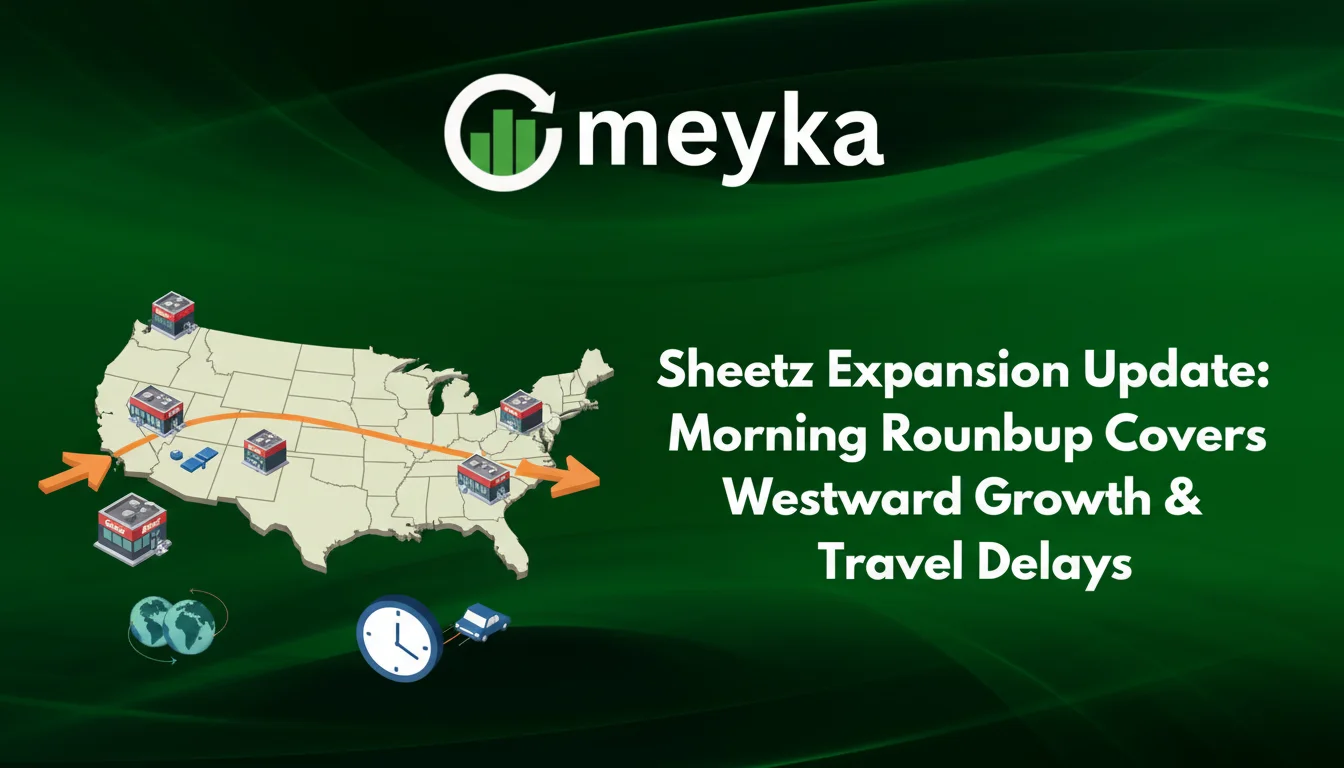 Sheetz Expansion Update: Morning Roundup Covers Westward Growth & Travel Delays