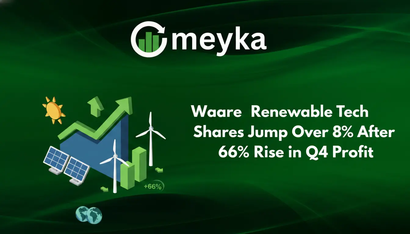 Waaree Renewable Tech Shares Jump Over 8% After 66% Rise in Q4 Profit