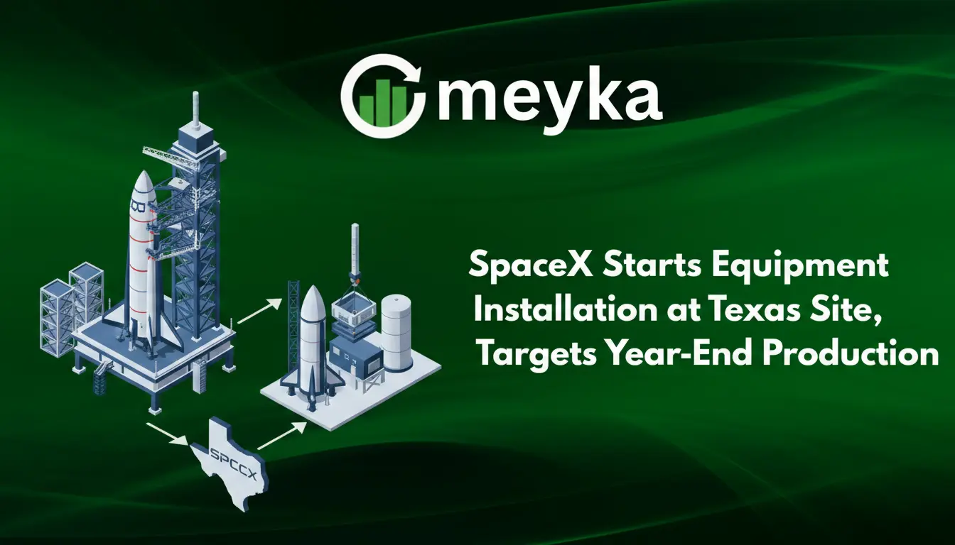 SpaceX Starts Equipment Installation at Texas Site, Targets Year-End Production