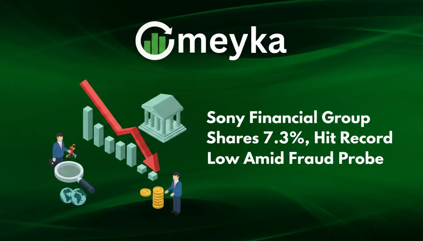 Sony Financial Group Shares Drop 7.3 Percent, Hit Record Low Amid Fraud Probe