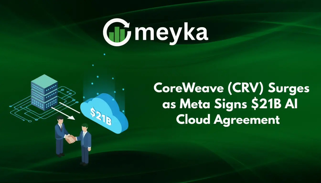 CoreWeave (CRWV) Surges as Meta Signs $21B AI Cloud Agreement