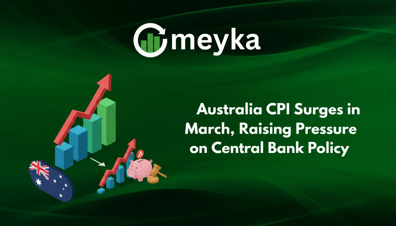Australia CPI Surges in March, Raising Pressure on Central Bank Policy