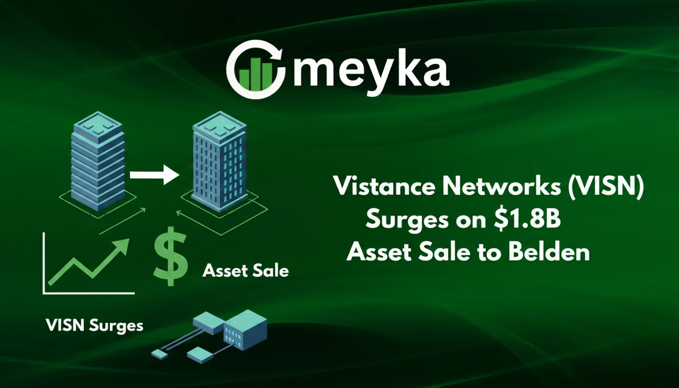 Vistance Networks Surges After $1.8 Billion Asset Sale to Belden