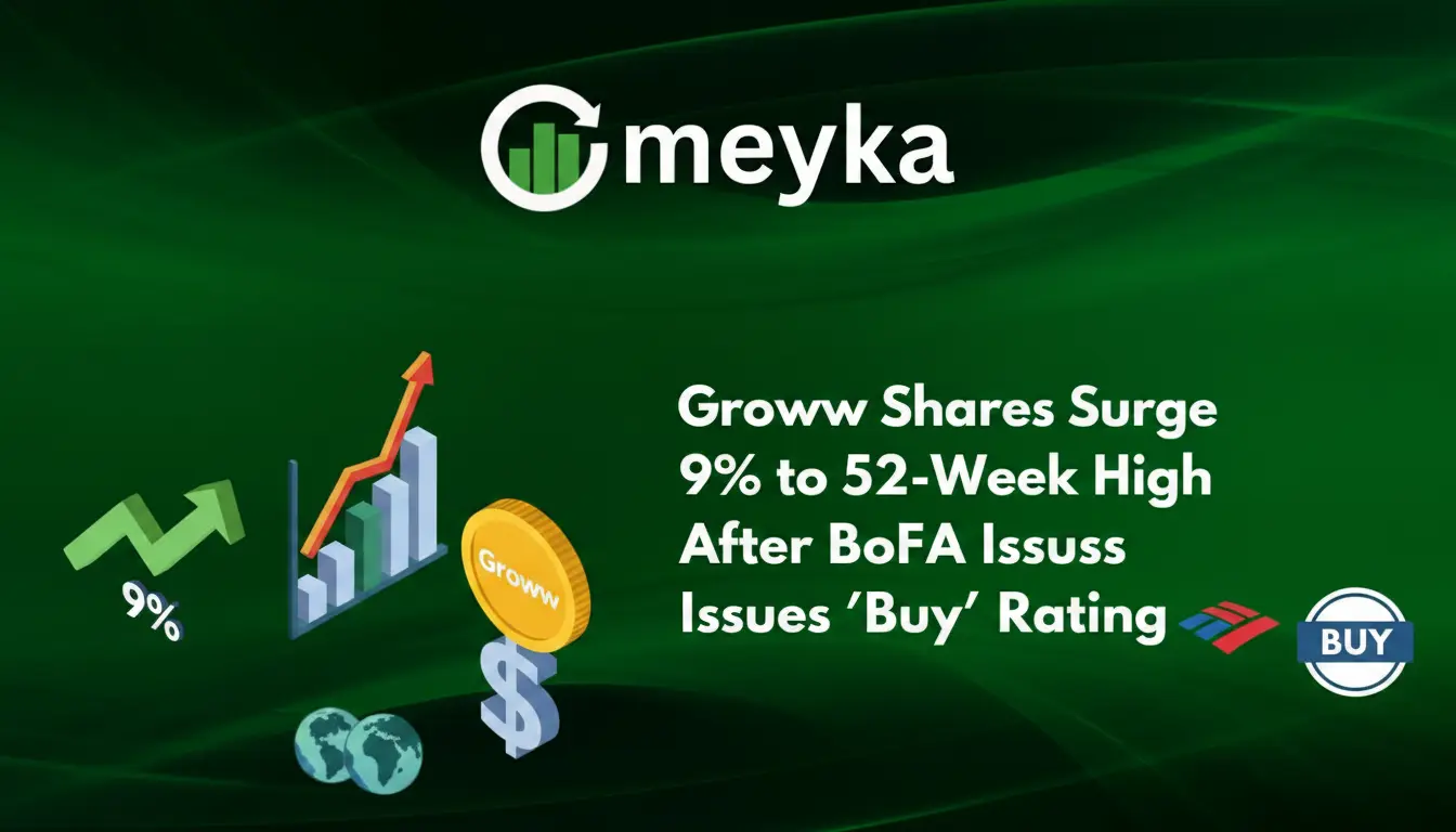 Groww Shares Surge 9% to 52-Week High After BoFA Issues ‘Buy’ Rating
