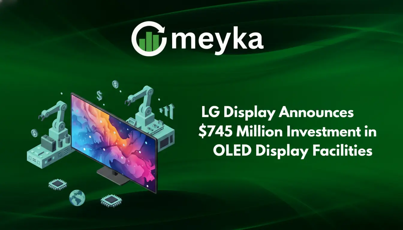 LG Display Announces $745 Million Investment in OLED Display Facilities