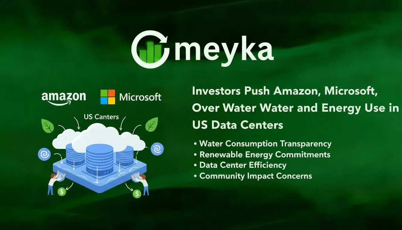 Investors Push Amazon, Microsoft, and Google Over Water and Energy Use in US Data Centers
