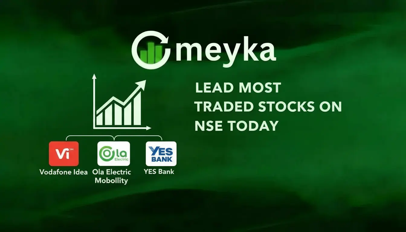 Vodafone Idea, Ola Electric Mobility, YES Bank Lead Most Traded Stocks on NSE Today