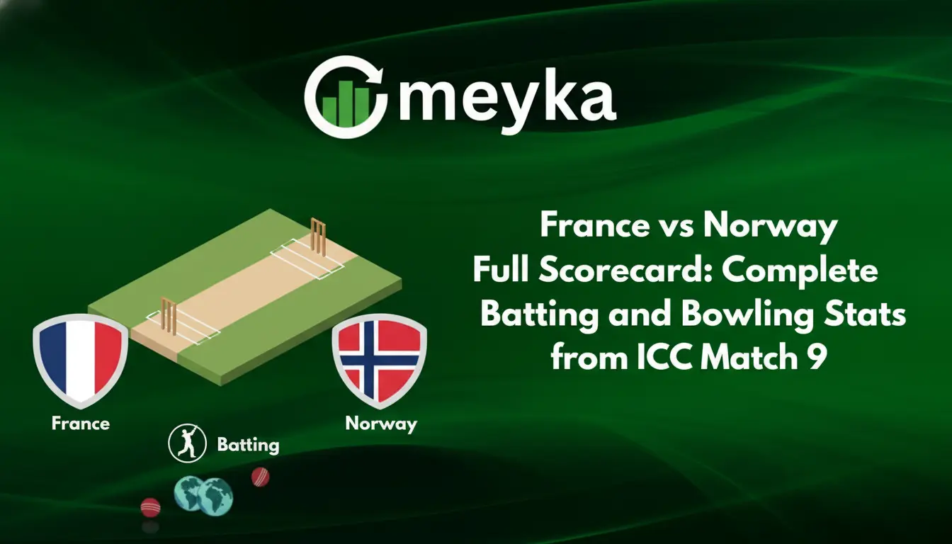France vs Norway Full Scorecard: Complete Batting and Bowling Stats from ICC Match 9