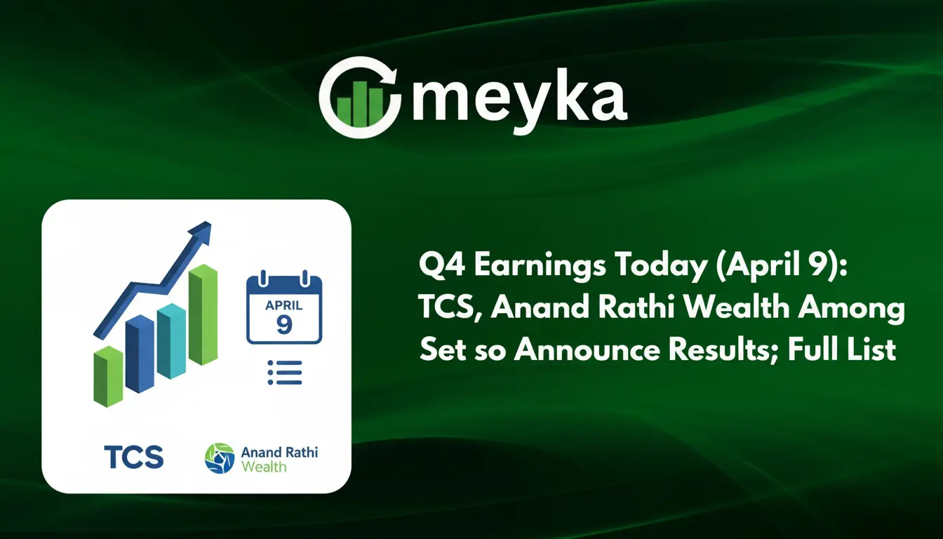 Q4 Earnings Today (April 9): TCS, Anand Rathi Wealth Among Firms Set to Announce Results; Full List