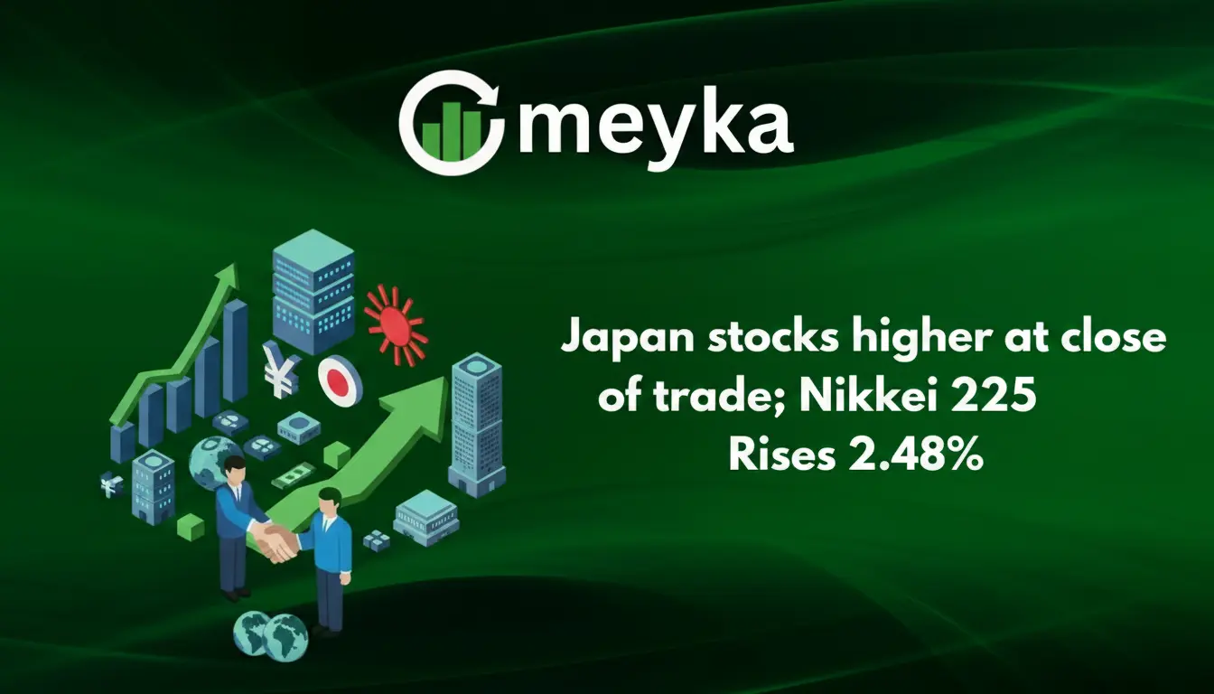 Japan Stocks Higher at Close of Trade as Nikkei 225 Rises 2.48 Percent