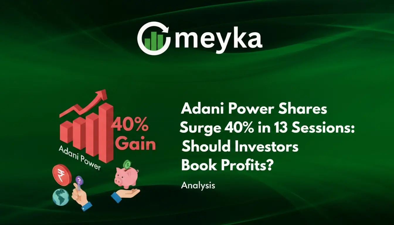 Adani Power Shares Surge 40% in 13 Sessions: Should Investors Book Profits?