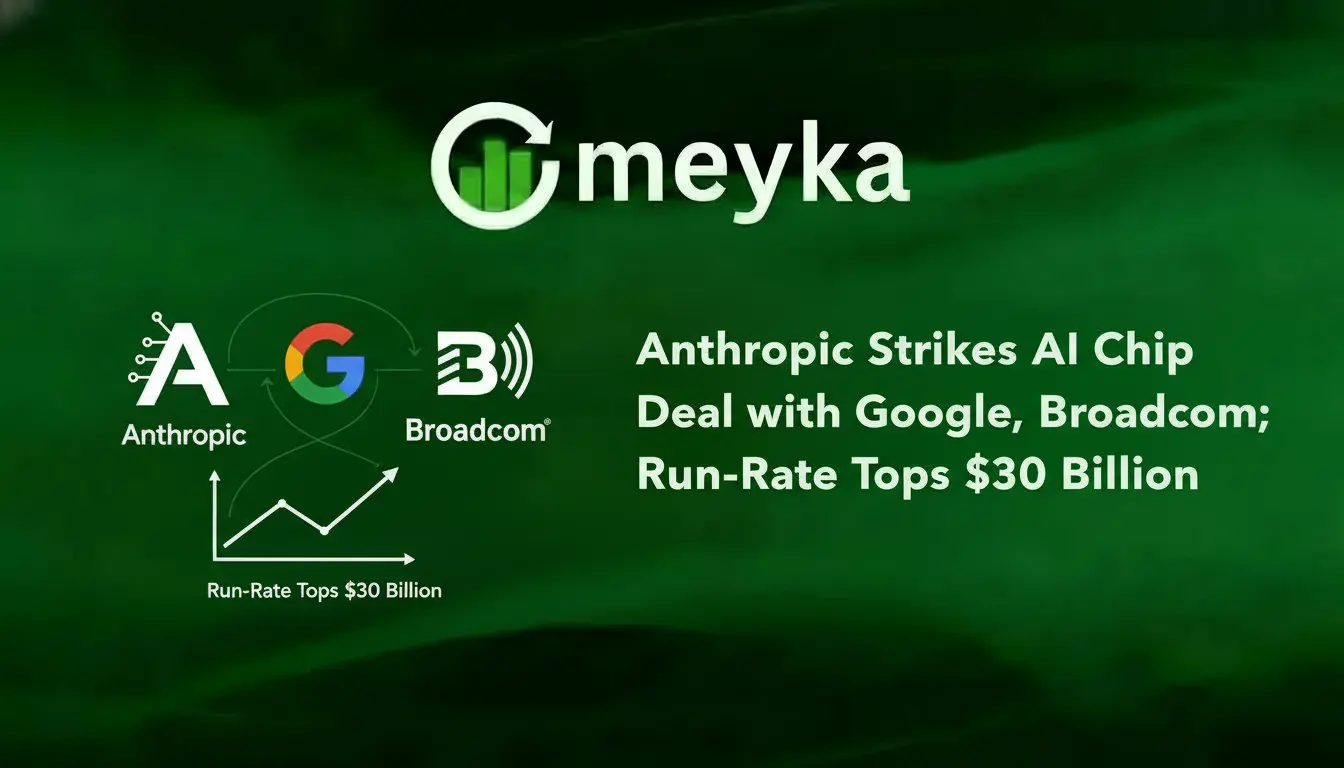 Anthropic Strikes AI Chip Deal with Google and Broadcom as Run Rate Tops $30 Billion