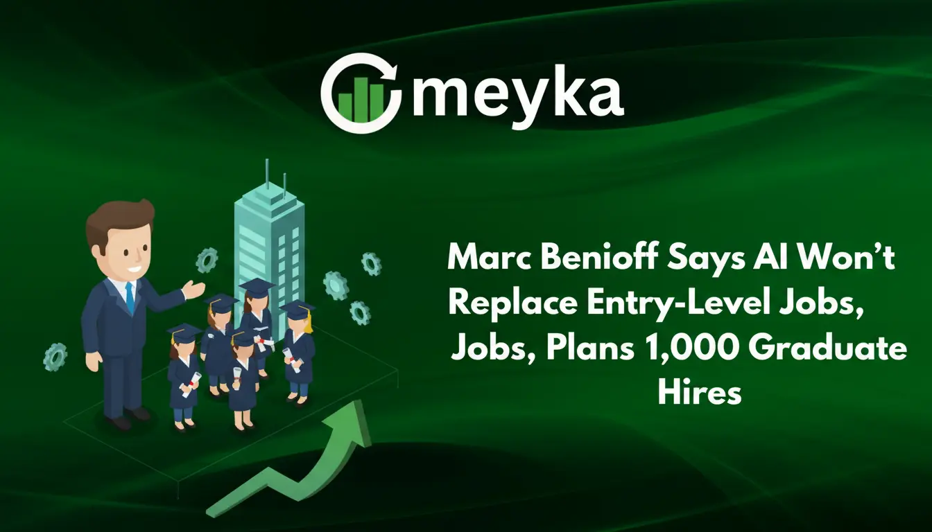 Marc Benioff Says AI Won’t Replace Entry-Level Jobs, Plans 1,000 Graduate Hires