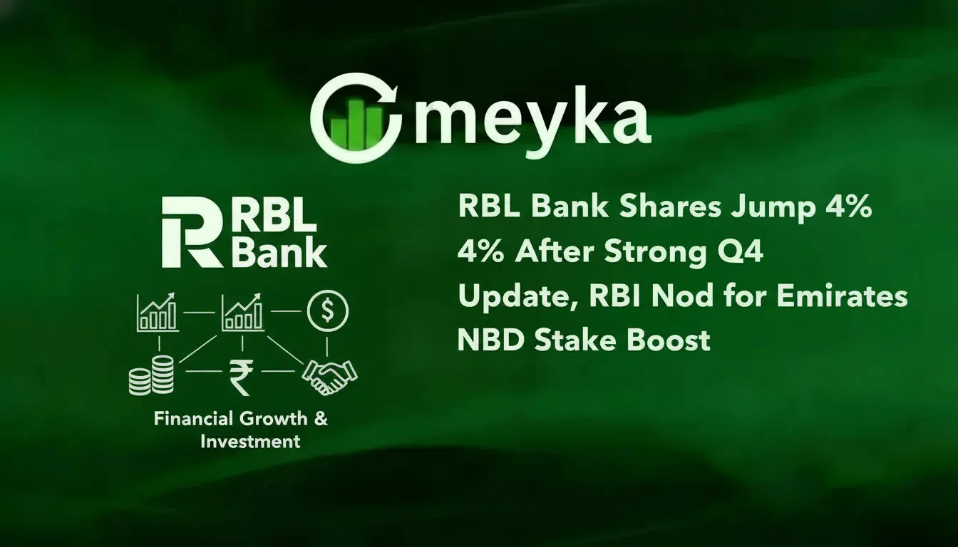 RBL Bank Shares Jump 4% After Strong Q4 Update, RBI Nod for Emirates NBD Stake Boost