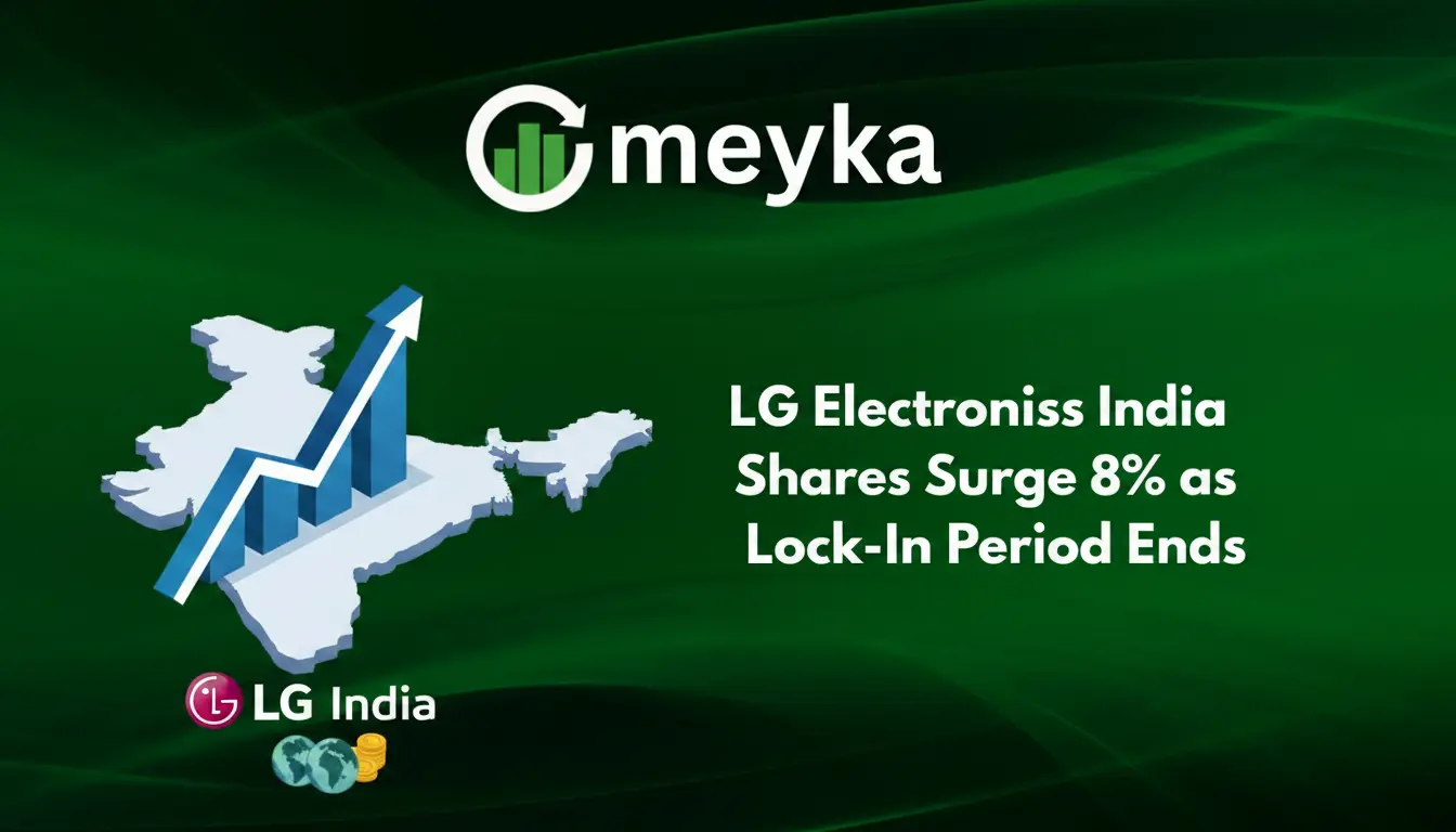 LG Electronics India Shares Surge 8% as Lock-In Period Ends