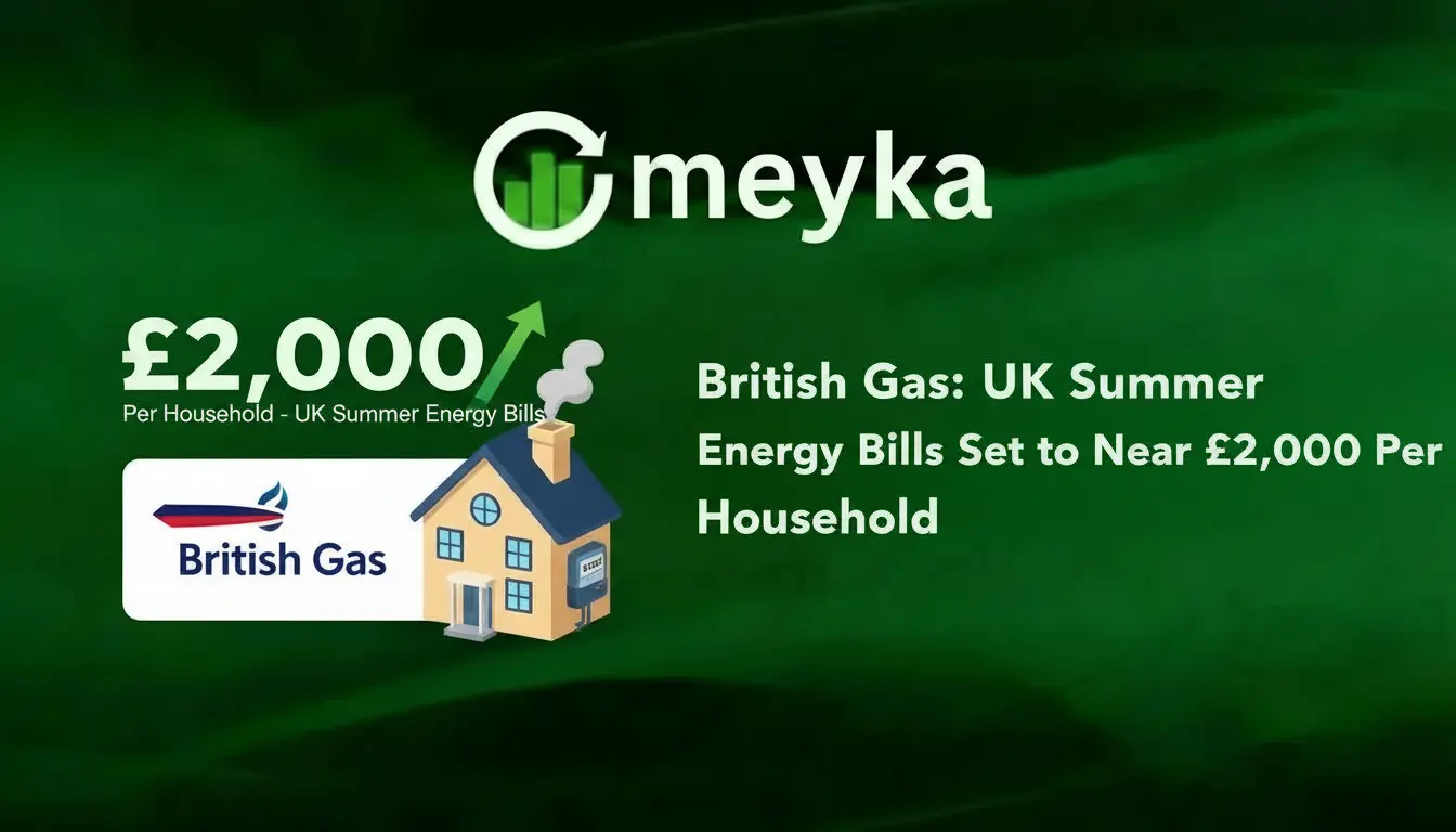 British Gas: UK Summer Energy Bills Set to Near £2,000 Per Household