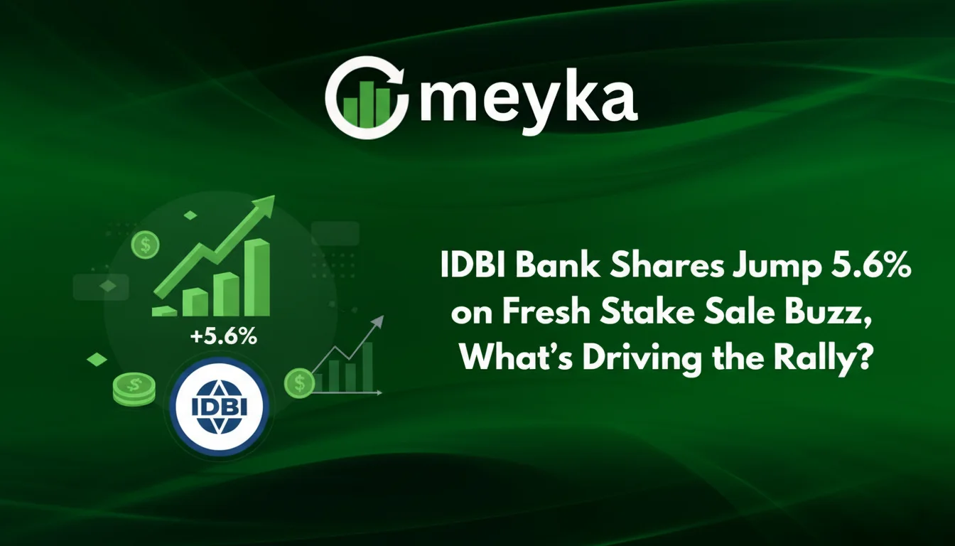 IDBI Bank Shares Jump 5.6% on Fresh Stake Sale Buzz, What’s Driving the Rally?
