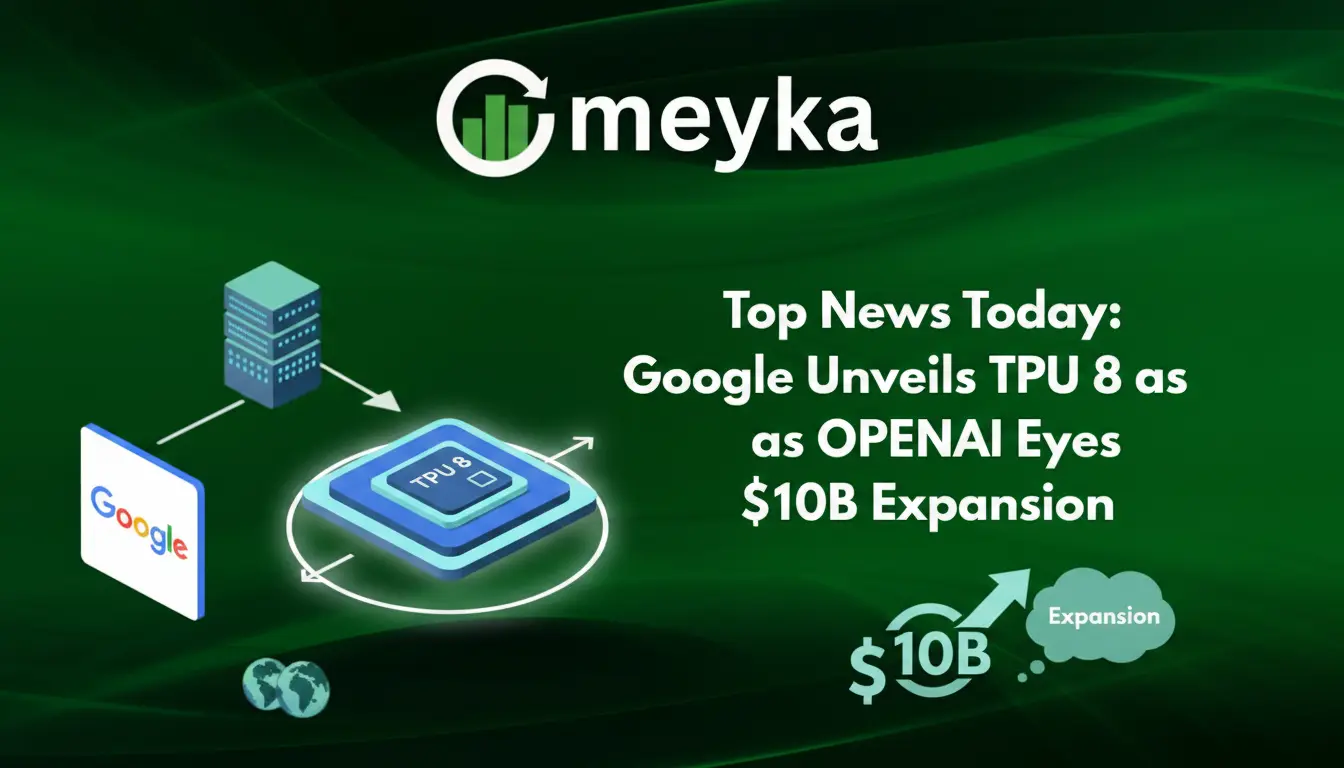 Top News Today: Google Unveils TPU 8 as OpenAI Plans $10B Expansion in AI Race