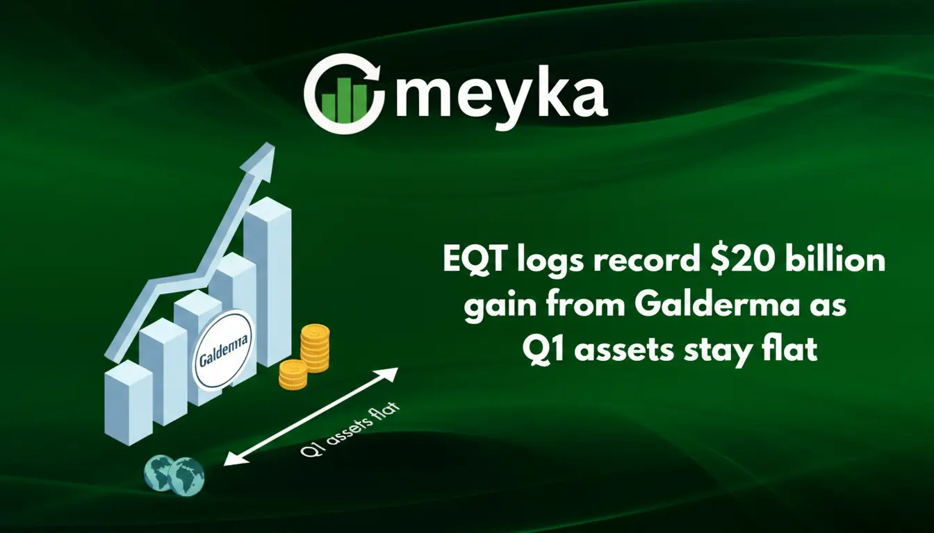 EQT Logs Record $20 Billion Gain from Galderma as Q1 Assets Stay Flat