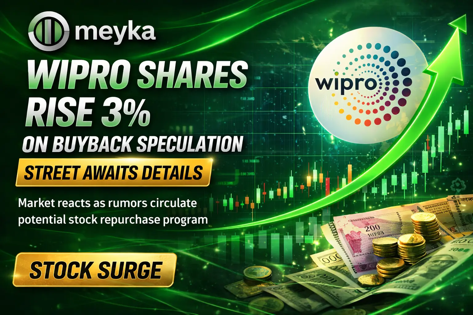 Wipro Shares Rise 3% on Buyback Speculation; Street Awaits Details