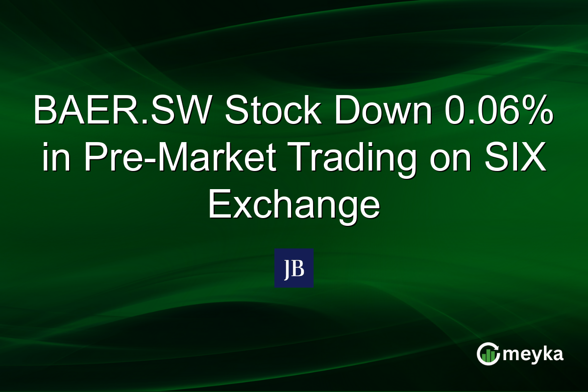 BAER.SW Stock Down 0.06% in Pre-Market Trading on SIX Exchange