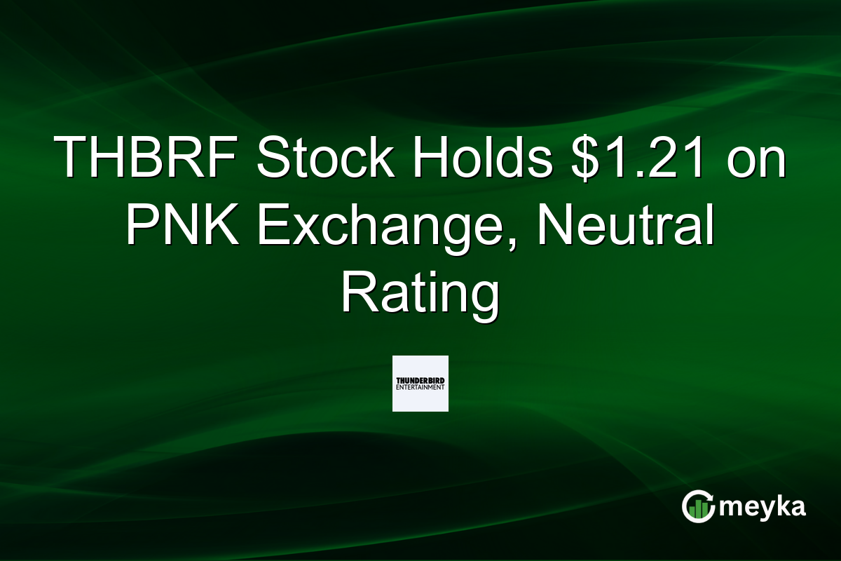 THBRF Stock Holds $1.21 on PNK Exchange, Neutral Rating