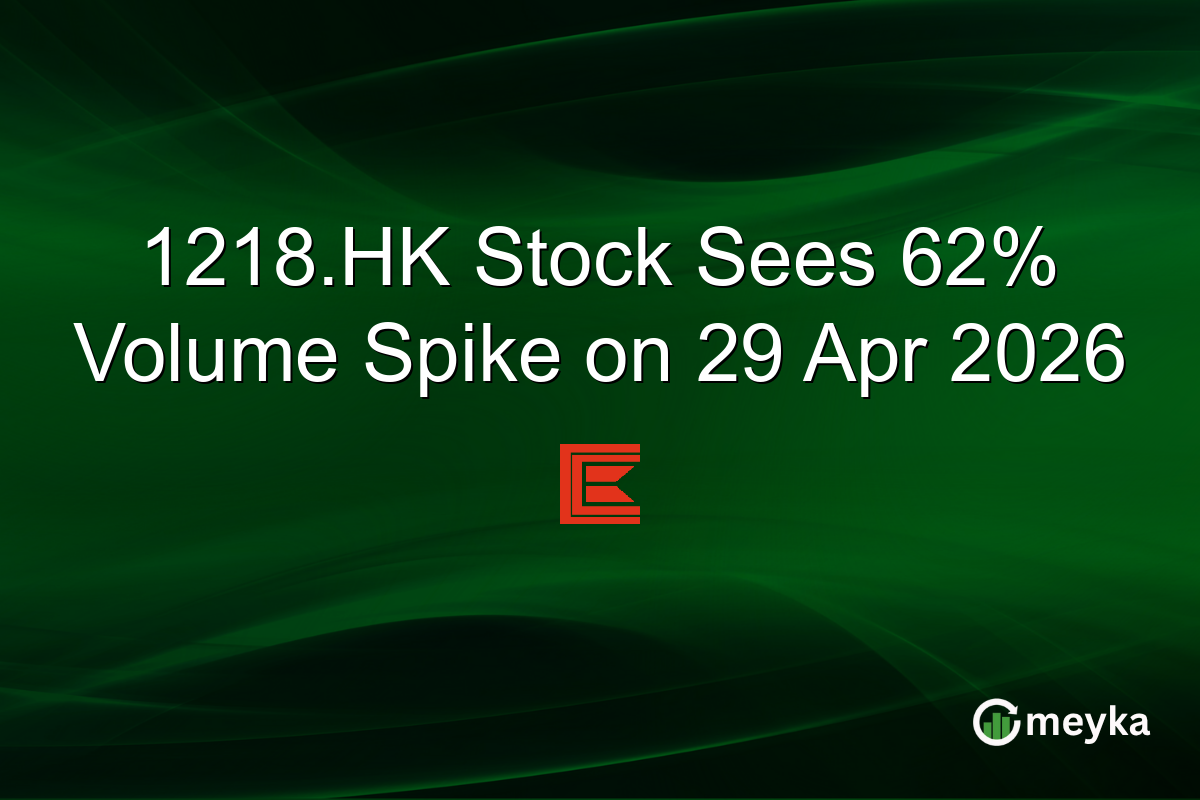 1218.HK Stock Sees 62% Volume Spike on 29 Apr 2026