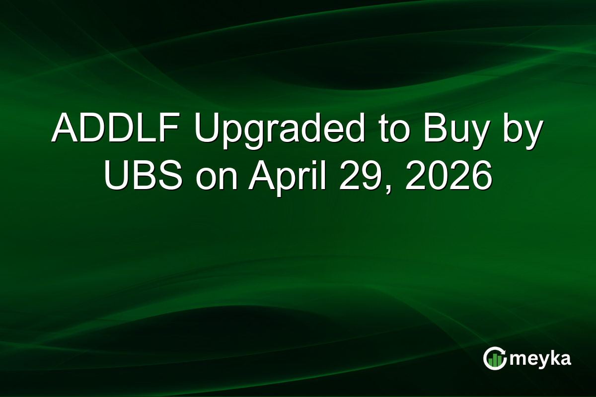 ADDLF Upgraded to Buy by UBS on April 29, 2026