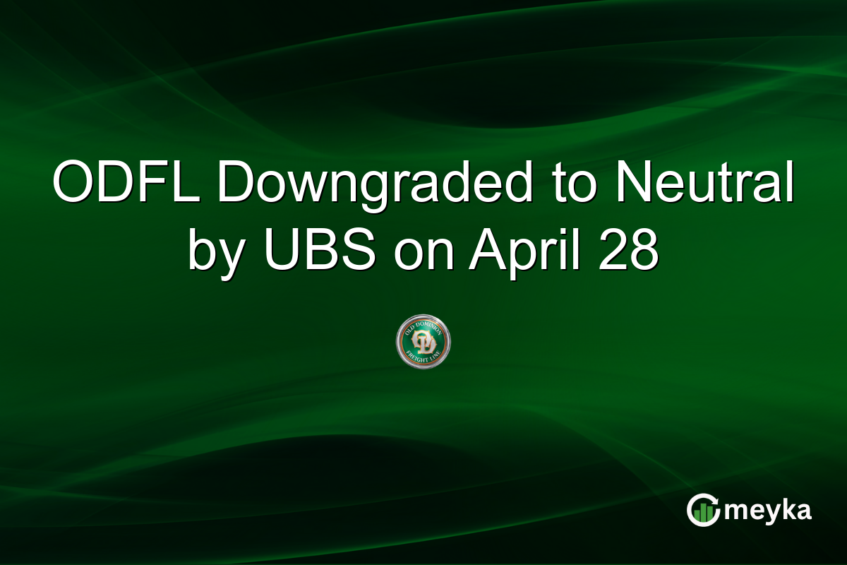 ODFL Downgraded to Neutral by UBS on April 28