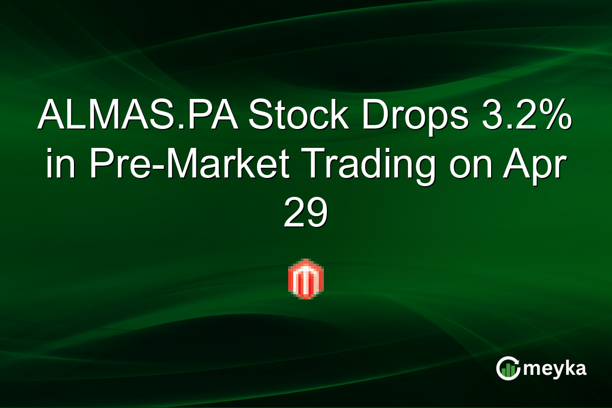 ALMAS.PA Stock Drops 3.2% in Pre-Market Trading on Apr 29
