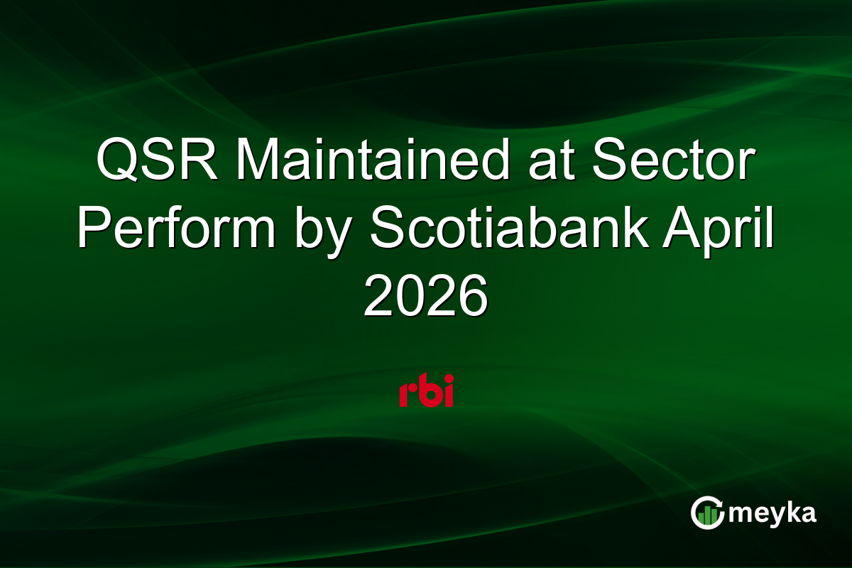 QSR Maintained at Sector Perform by Scotiabank April 2026