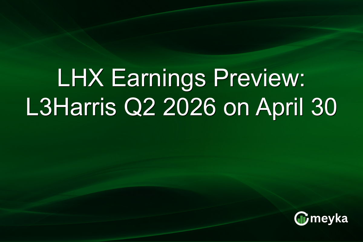 LHX Earnings Preview: L3Harris Q2 2026 on April 30