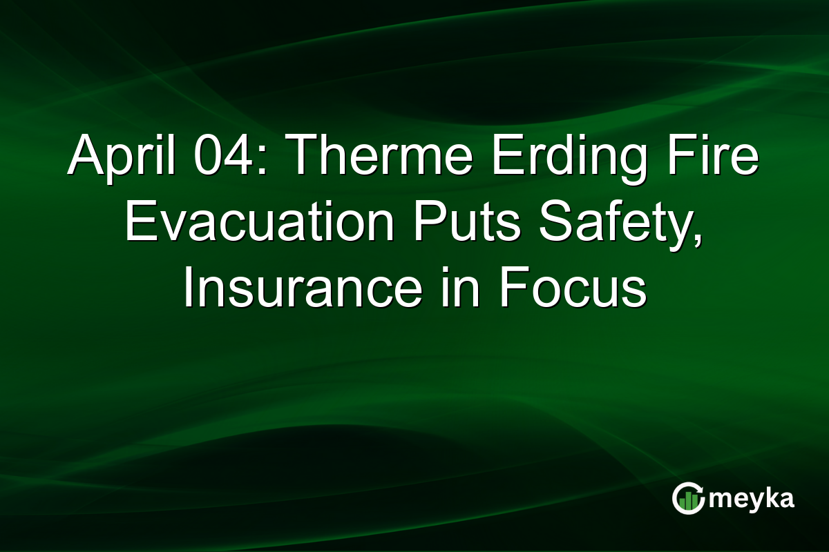 April 04: Therme Erding Fire Evacuation Puts Safety, Insurance in Focus