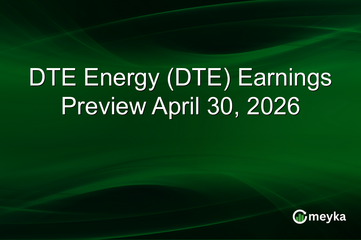 DTE Energy (DTE) Earnings Preview April 30, 2026