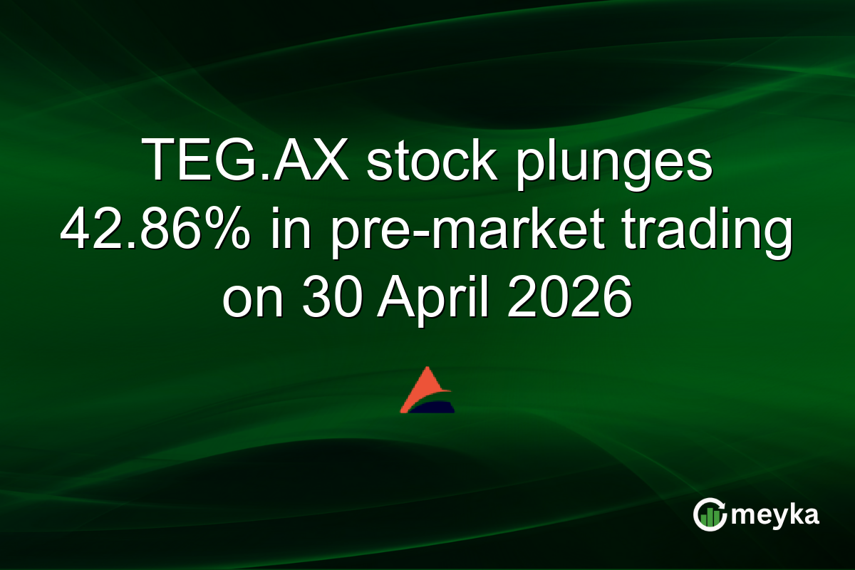 TEG.AX stock plunges 42.86% in pre-market trading on 30 April 2026