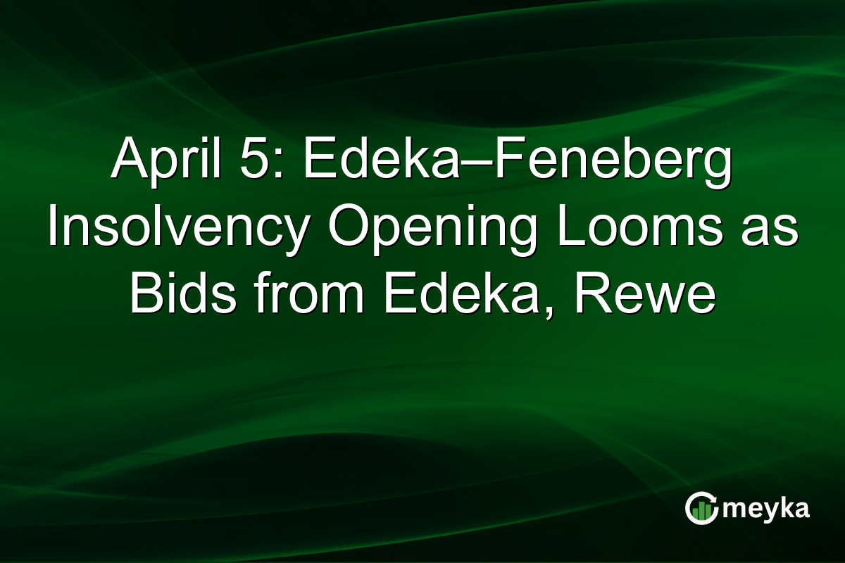 April 5: Edeka–Feneberg Insolvency Opening Looms as Bids from Edeka, Rewe