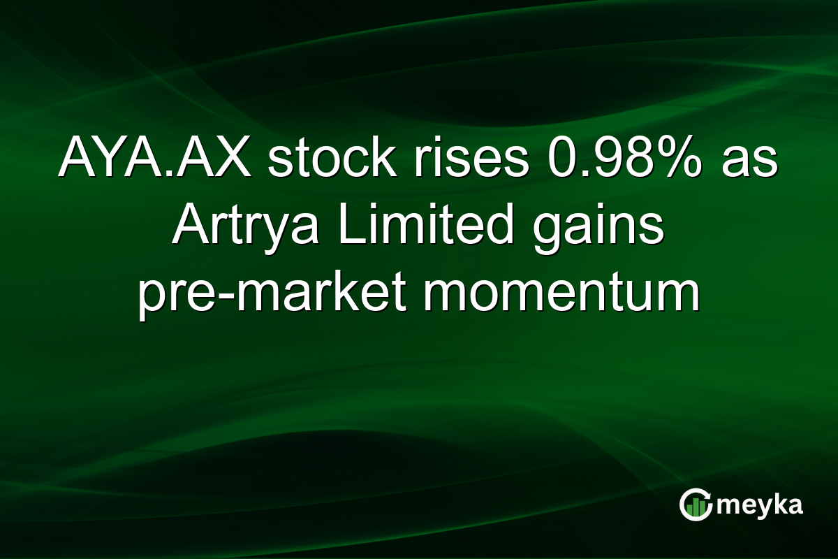 AYA.AX stock rises 0.98% as Artrya Limited gains pre-market momentum
