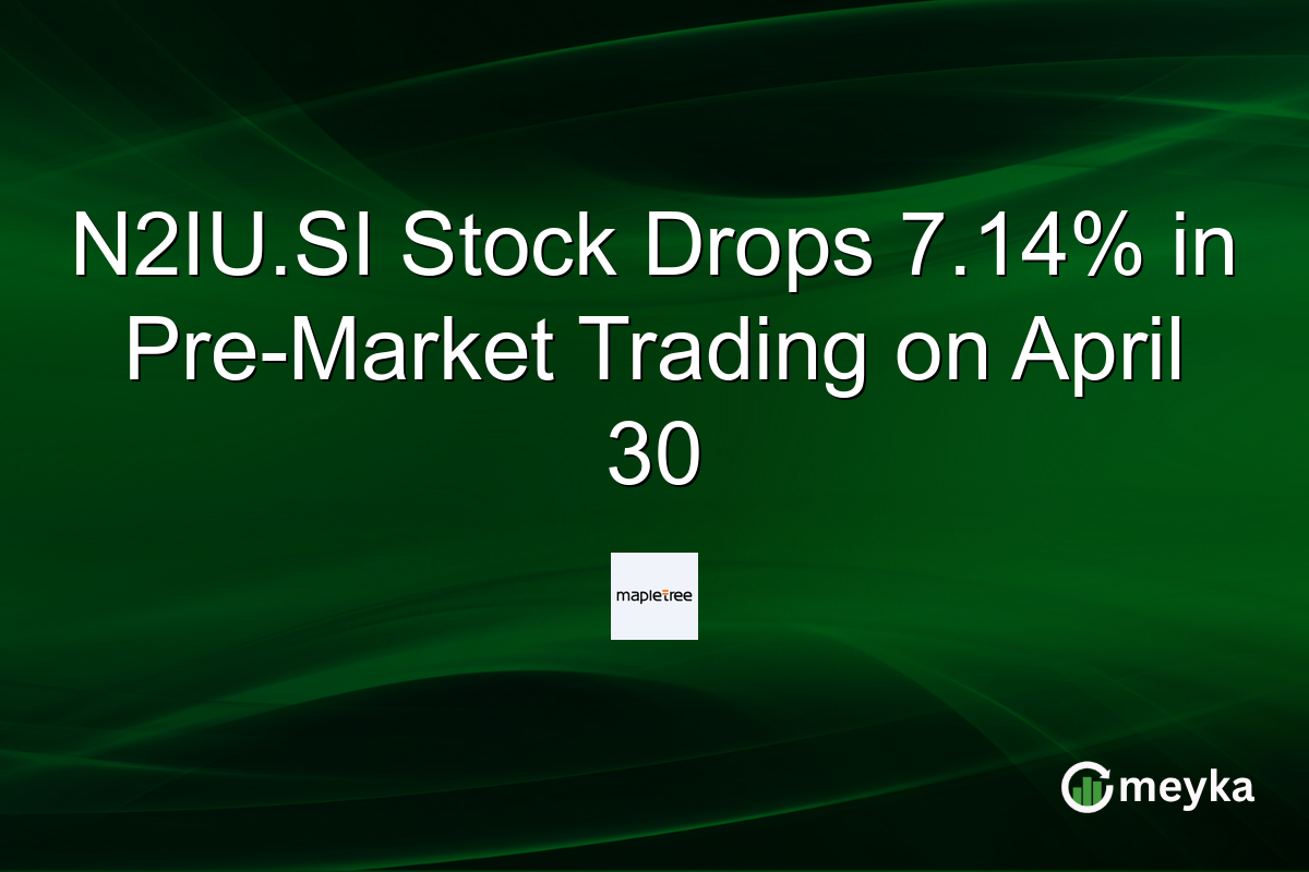 N2IU.SI Stock Drops 7.14% in Pre-Market Trading on April 30