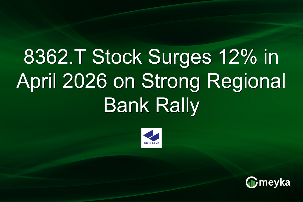 8362.T Stock Surges 12% in April 2026 on Strong Regional Bank Rally