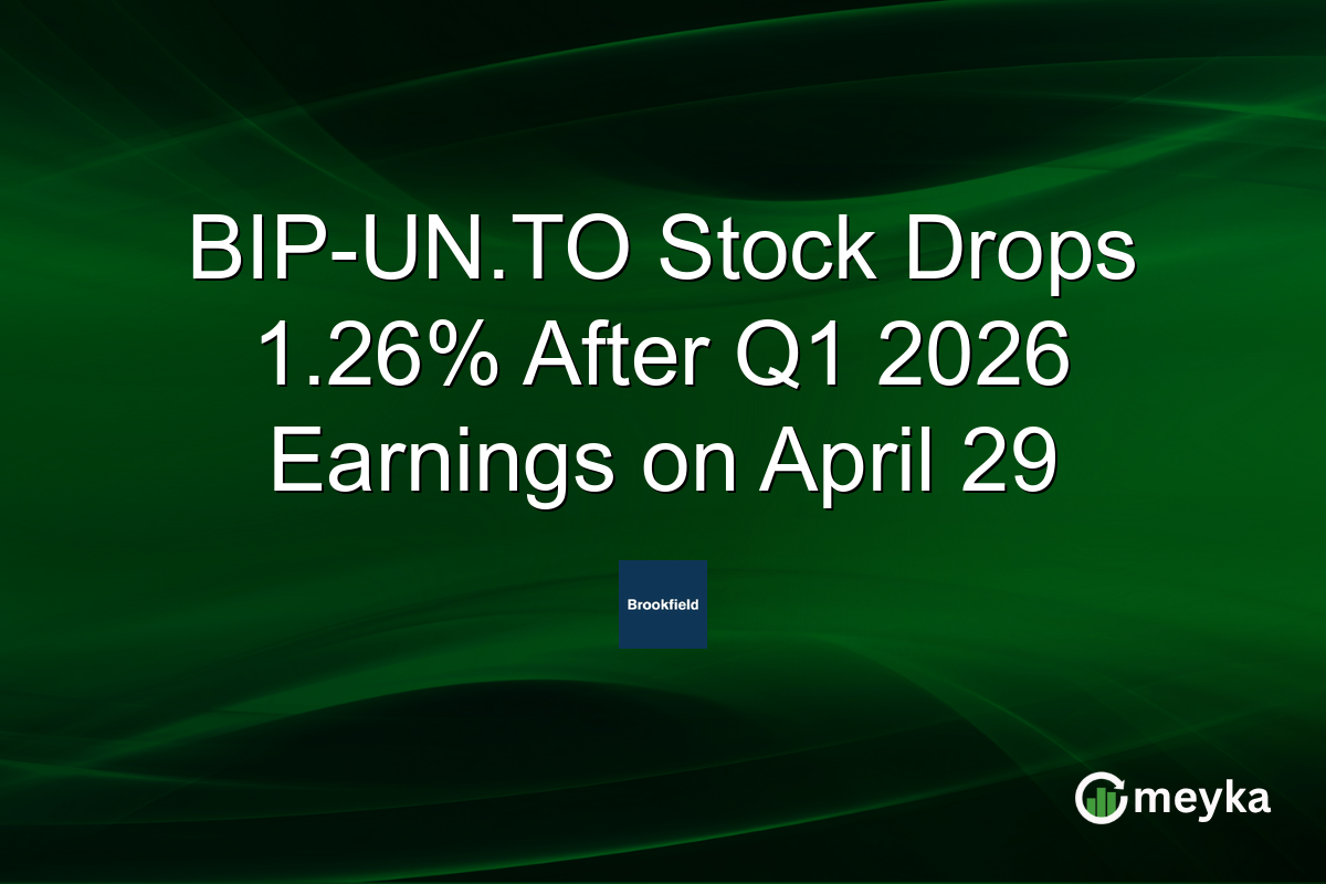 BIP-UN.TO Stock Drops 1.26% After Q1 2026 Earnings on April 29