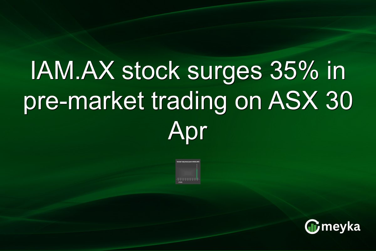 IAM.AX stock surges 35% in pre-market trading on ASX 30 Apr