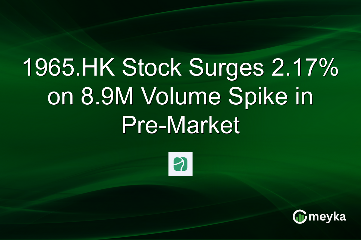 1965.HK Stock Surges 2.17% on 8.9M Volume Spike in Pre-Market