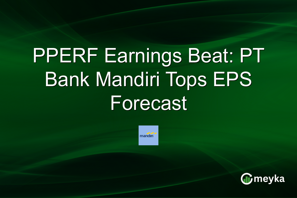 PPERF Earnings Beat: PT Bank Mandiri Tops EPS Forecast