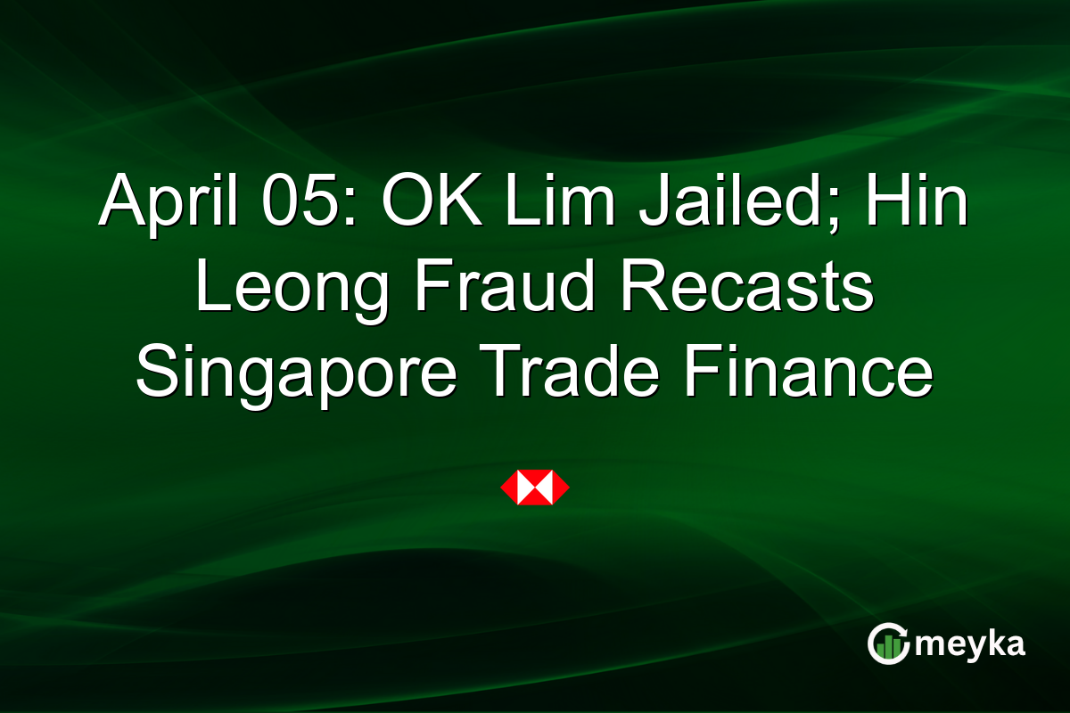 April 05: OK Lim Jailed; Hin Leong Fraud Recasts Singapore Trade Finance